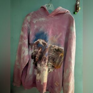 Pink Graphic Sweat Suit